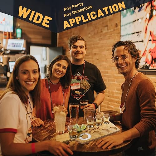 Miniatura 8 de Vitrina de vasos de chupito de tequila con borde de sal, bandeja de madera para servir whisky, tequila, vodka, expreso, licores, fiesta y colección,