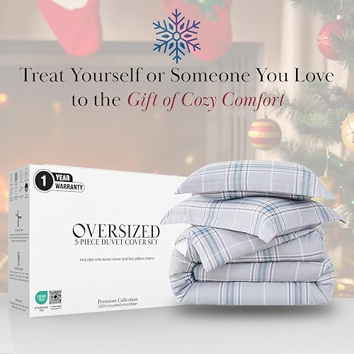 Miniatura 3 de Southshore Fine Linens - Juego de fundas para edredón de gran tamaño, 3 piezas