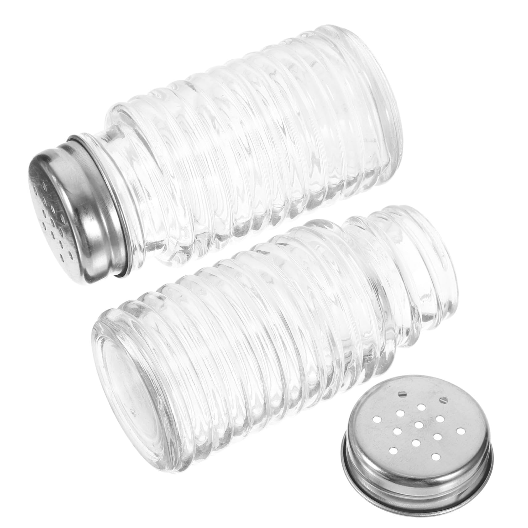 8stücke Glas Salz Und Pfefferstreuer Elegante Gewürzdispenser Für Küche Präzise Dosierung Vielseitig Einsetzbar Für Gewürze Und Kräuter