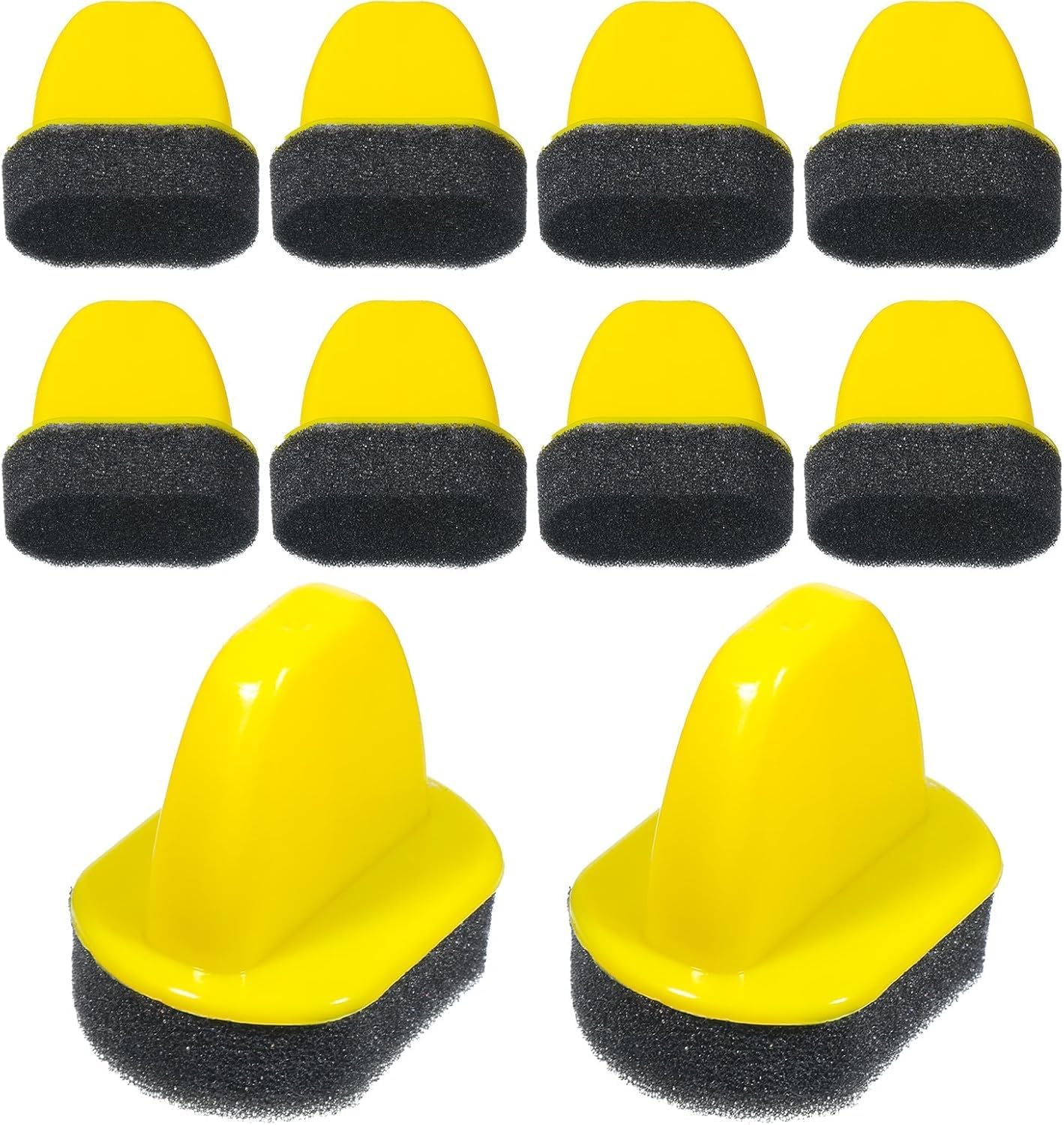 24 Pcs Shoe Polish Applicator Sponge,Foam Shoe Shine & Cleaning Dauber with Handle,Soft Sponge Applicator for Leather Polishing,Conditioning & Care,Suitable for Shoes,Boots,Jackets,Car Seats & Bags
