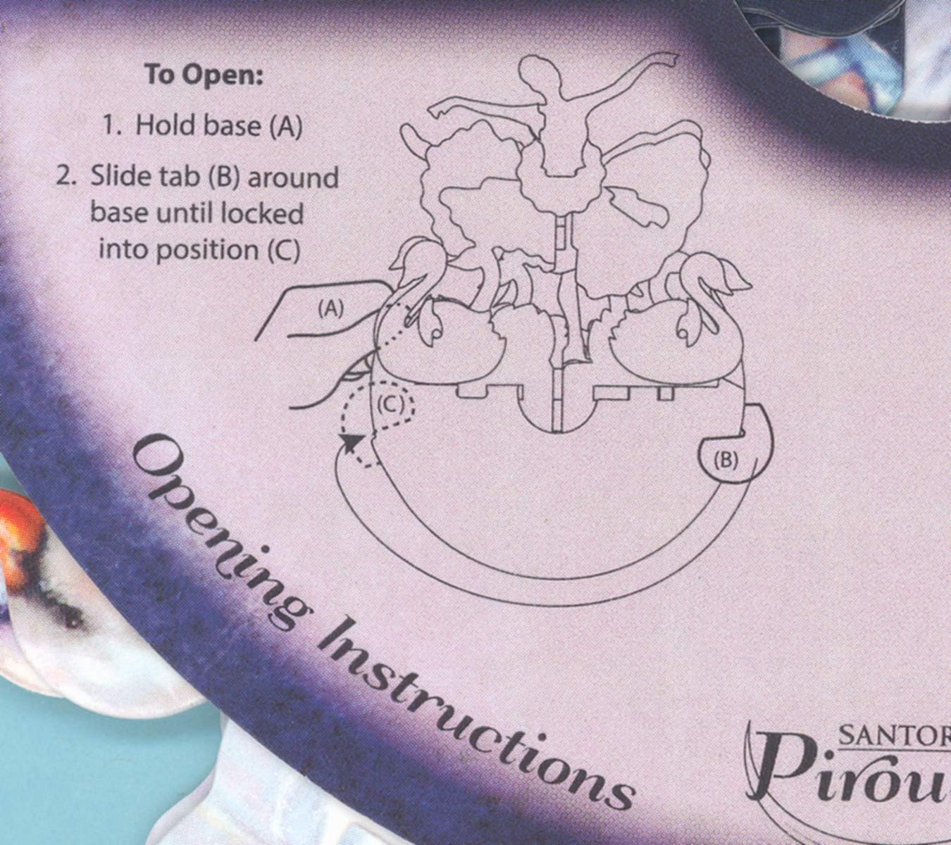 Swan Lake Ballet 3D Pop Up Card (PS064)