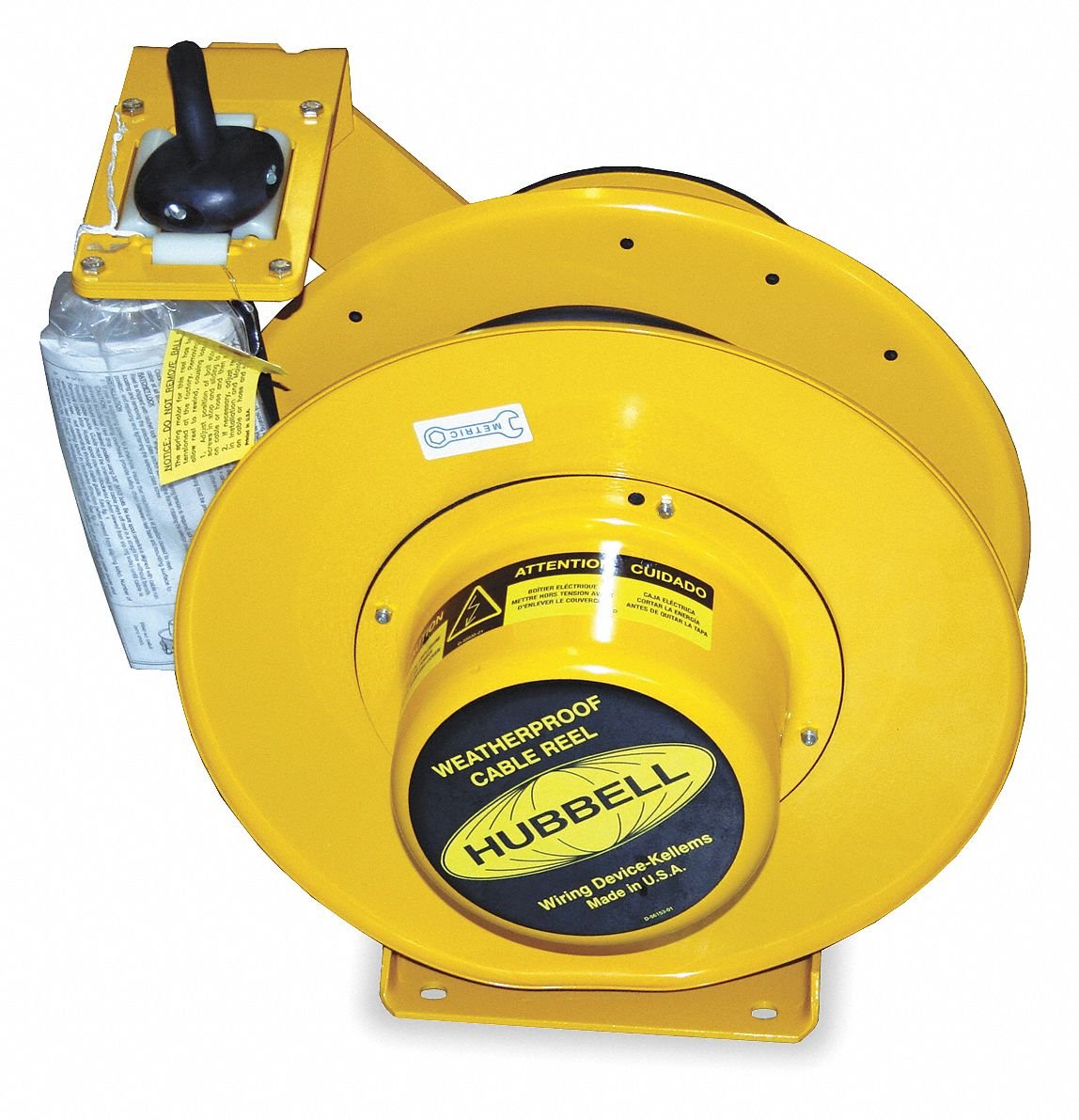 Hubbell HBL501242W 20920 Weatherproof Cable Reel, See Image