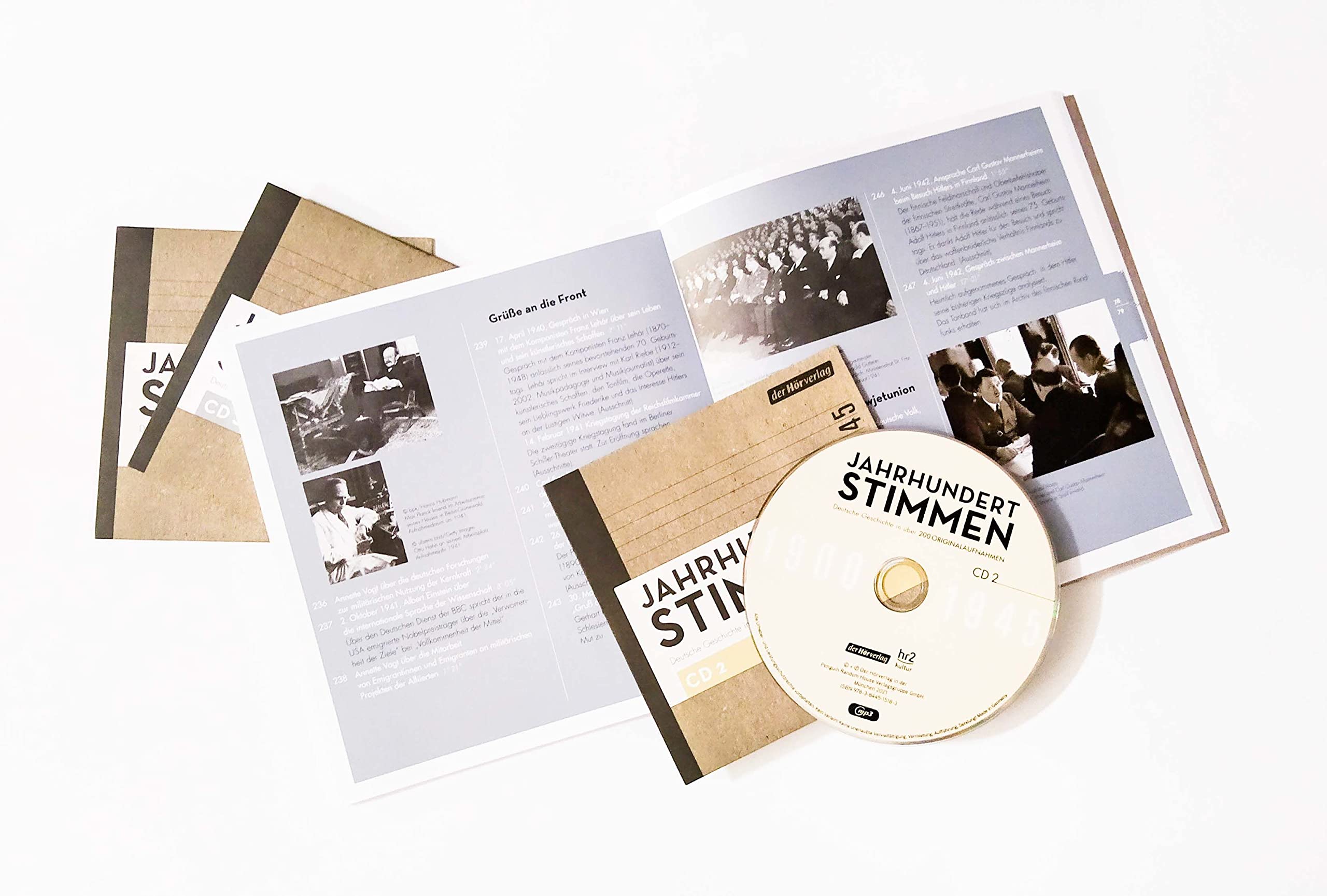 Jahrhundertstimmen 1900-1945 - Deutsche Geschichte in über 200 Originalaufnahmen: Jahrhundertstimmen 1 (Jahrhundertstimmen-Reihe, Band 1)