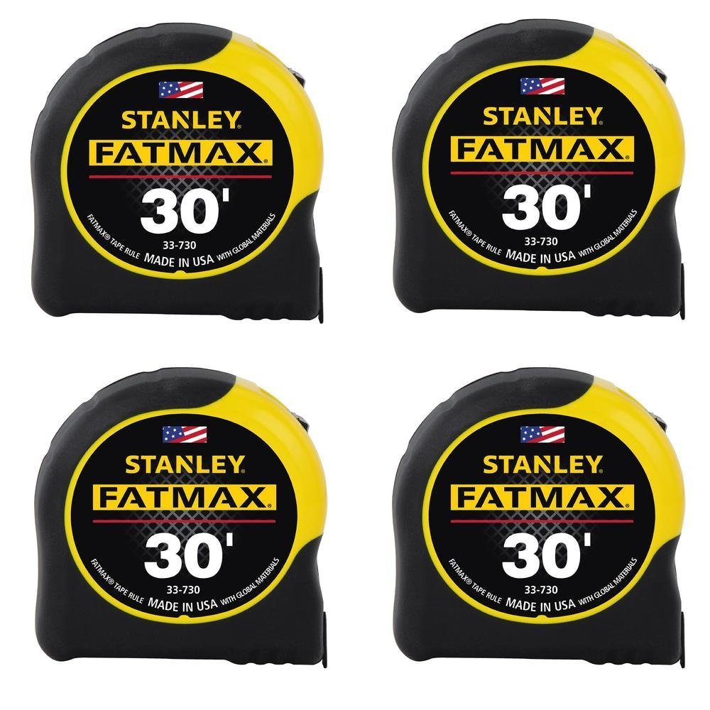 Stanley Hand Tools 33-730 FatMax cinta métrica de 1-1/4 pulgadas x 30 pies