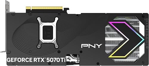 PNY Scheda Grafica GEFORCE RTX™ 5070 Ti 16GB ARGB Overclocked Triple Fan Plus DLSS 4 - 9