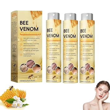 Bee Venom Treatment Spray - Remove Spots for Men Women,Bee venom fading spray, bee venom skin spray, for all parts of the body. 3