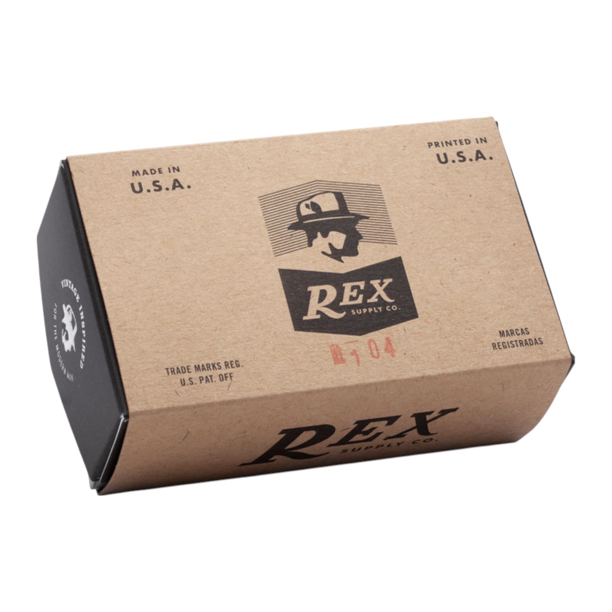 Rex Supply Co. Envoy XL Rasierhobel aus Edelstahl mit Doppelklinge–3-teiliger Rasierer mit langem Griff | Hochwertiger Nassrasierer mit fester Klinge für Männer | Sanfte, bequeme und gründliche Rasur