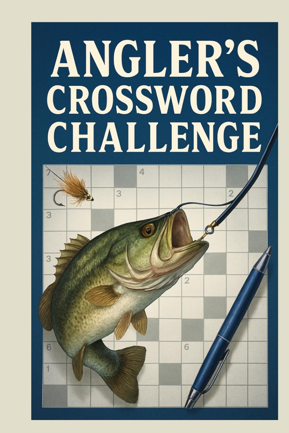 Angler's Crossword Challenge: 60 Fishing-Inspired Crossword Puzzles for Relaxation, Adventure, and Outdoor Fun