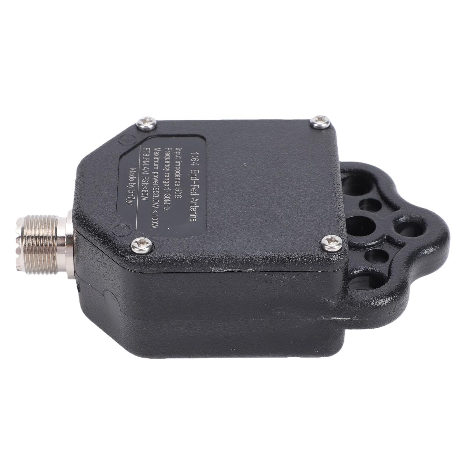 Eacam Antenne End-fed da 100 W e Balun 1:64 per Applicazioni Radio a Onde Corte, Compatte e Facili da Installare per gli Appassionati di Radio, Materiale ABS di Alta qualità