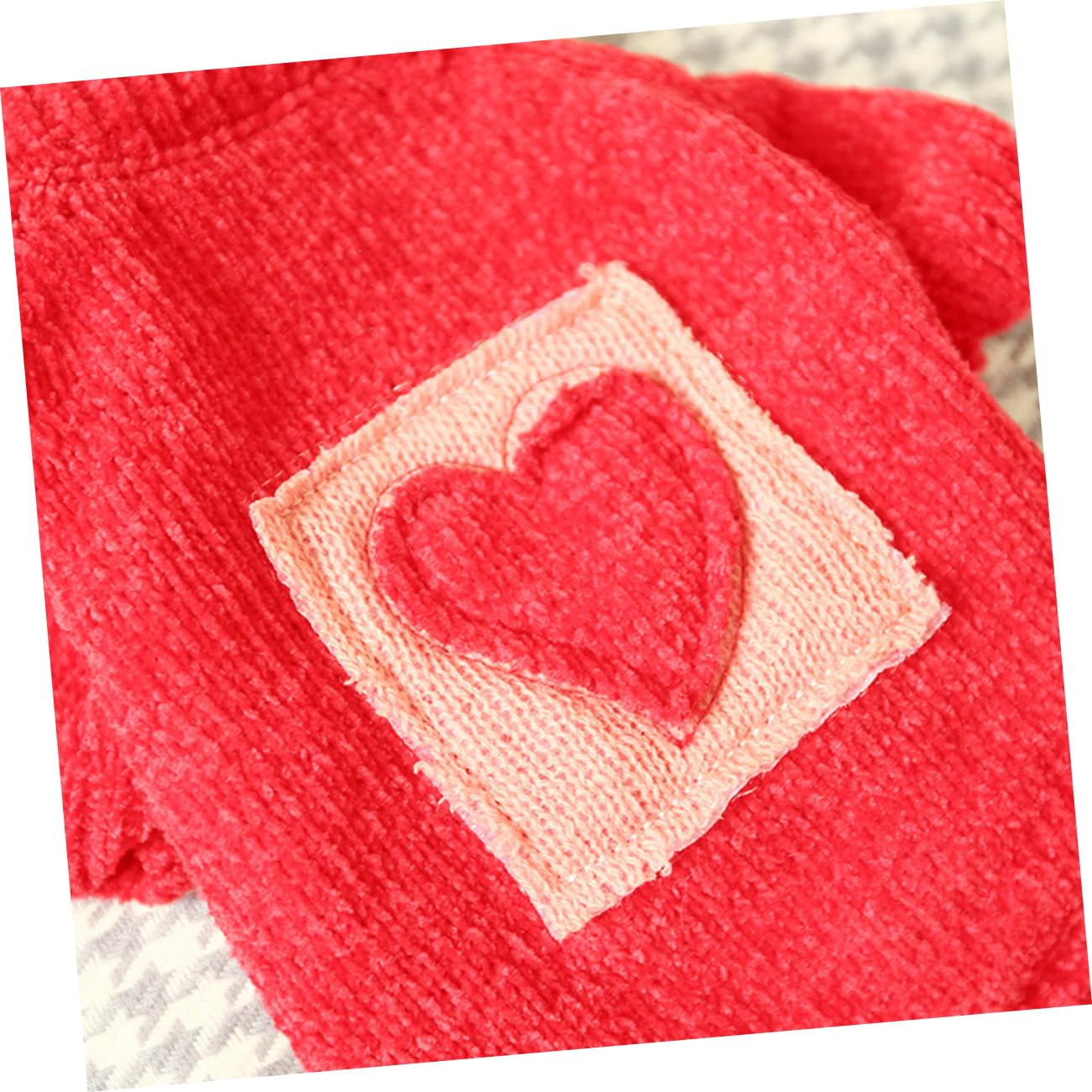 BESPORTBLE Ensemble De 3 Pièces pour Animal De Compagnie Pull Chaud Motif Cœur Manteau pour Chien pour Une Occasion Spéciale