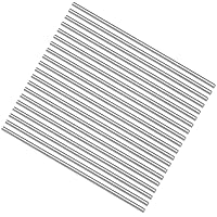 Vista 10 de uxcell Varilla de acero redonda, barra de torno HSS de 0.043 in, herramienta de 3.937 in de largo, para engranajes de eje, tornos, taladradora, eje