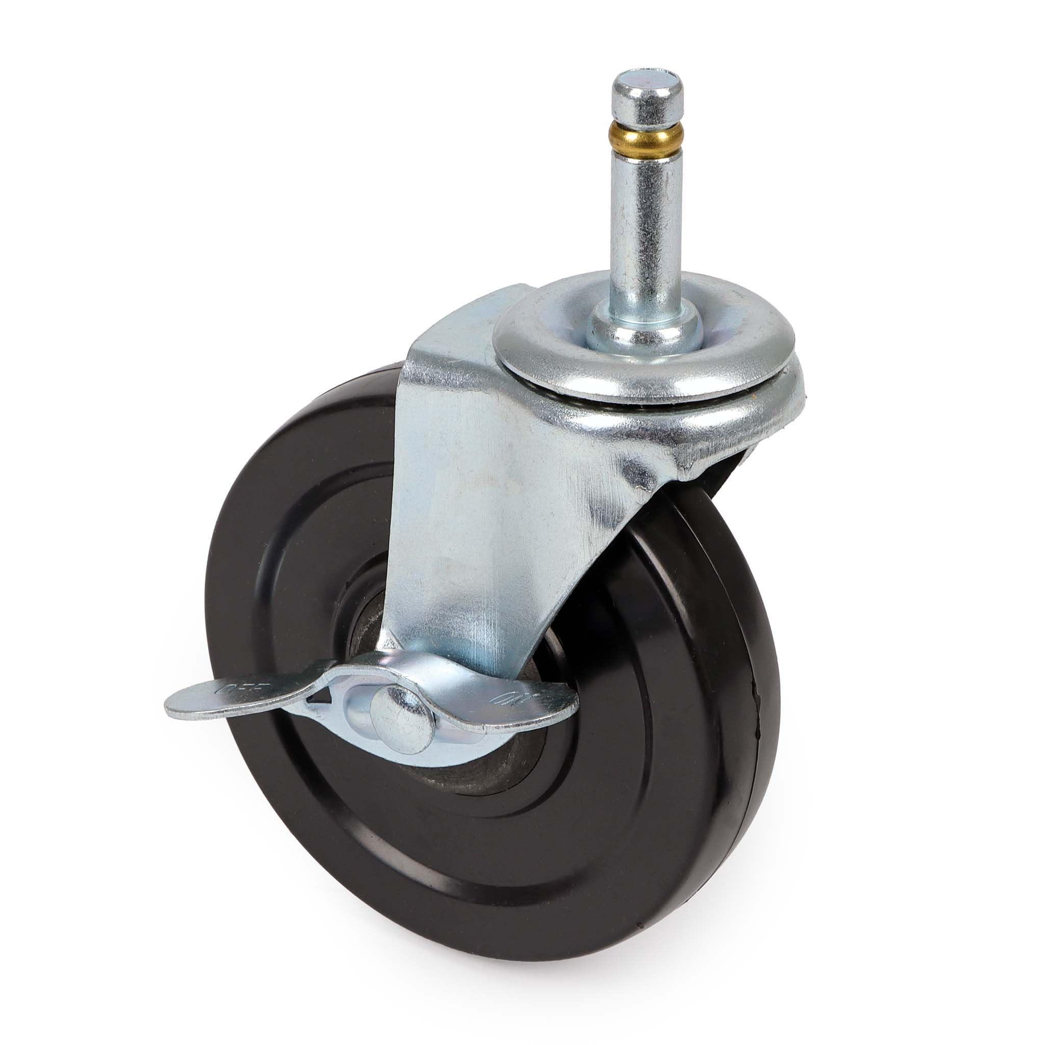 Wiltec Pièce détachée Roulette pivotante Ø 100 mm - pour Lève-panneaux, lève-plaques de plâtre XXL rouge - capacité de charge max. 68 kg - Hauteur 140-350 cm - Largeur max. 290 cm - Aide au montage