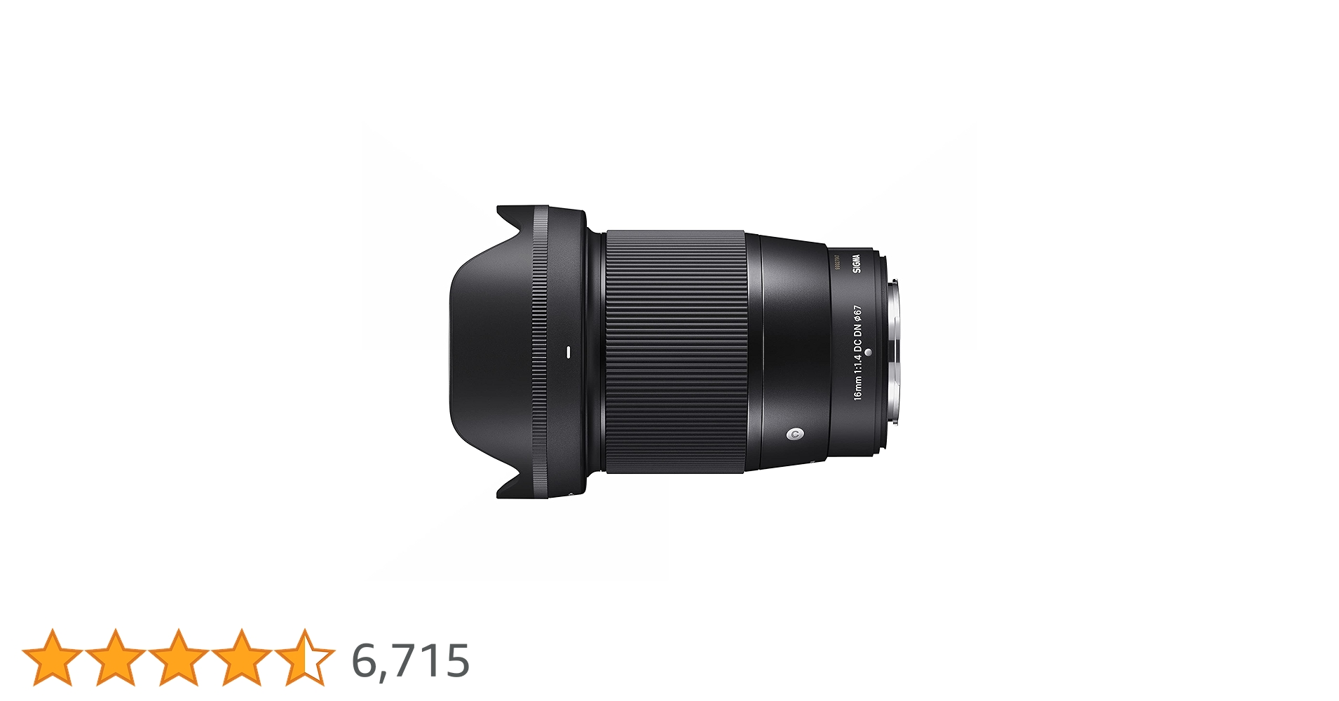 SIGMA 16mm F1.4 富士フイルムXマウント 16mm F1.4 DC DN | Contemporary / 富士フイルムXマウント用