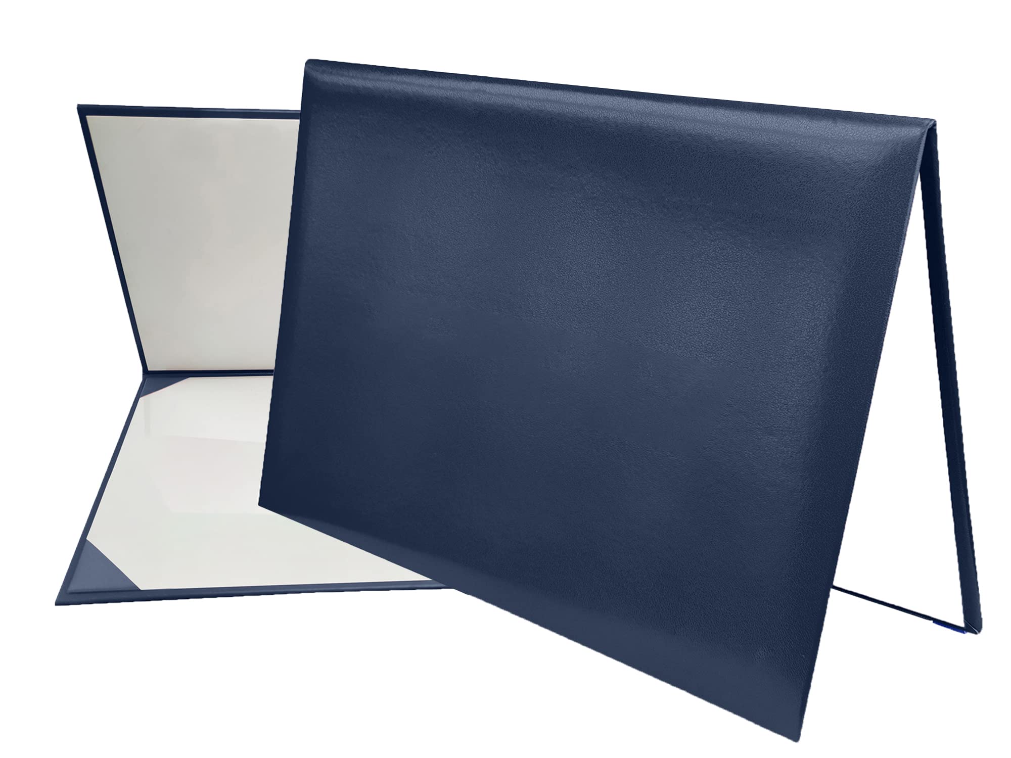 MyGradDay Smooth Diploma Holder Graduation Certificate Cover 8 1/2" x 11" Navy Blue