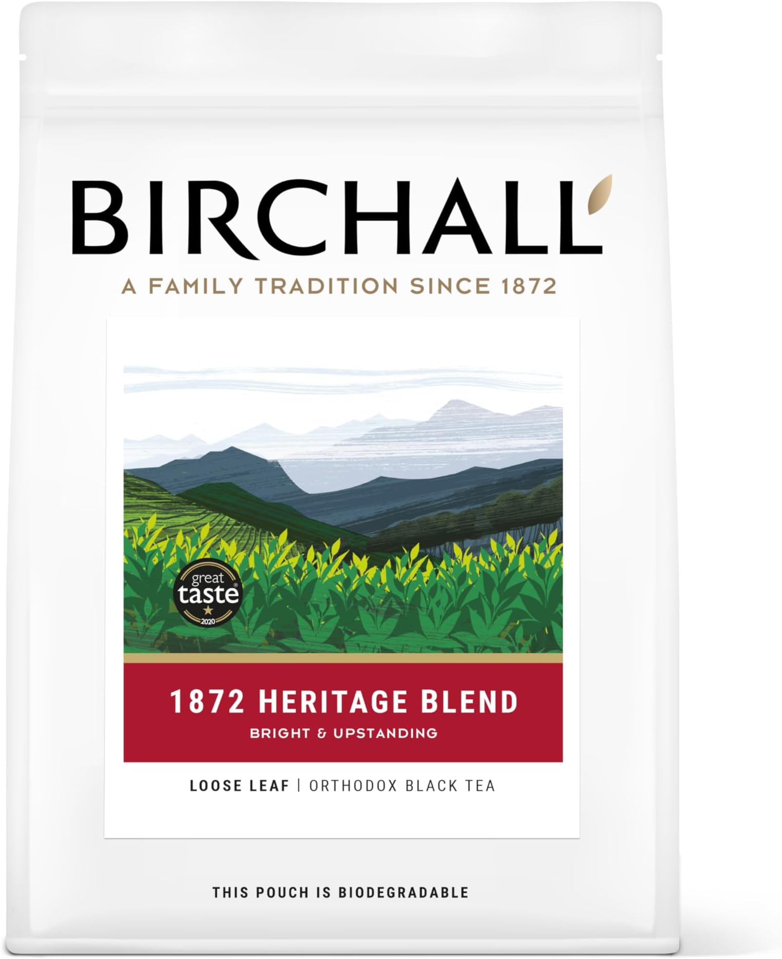 Birchall | 1872 Heritage Blend | Orthodox Black Tea | 250g Loose Leaf Tea, Red