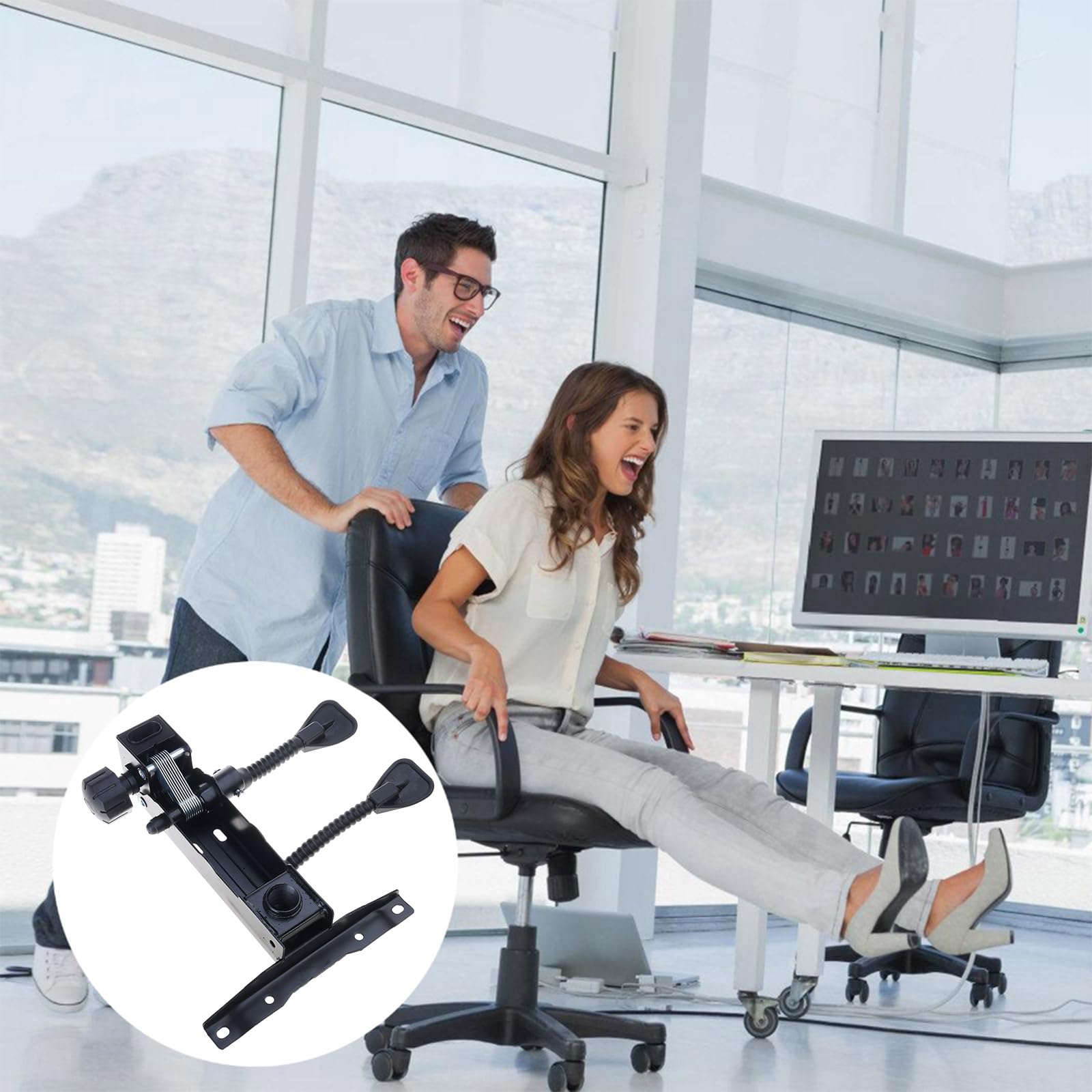 Mécanisme d'inclinaison pour chaise de bureau, rotatif, contrôle de base, mécanisme de levage, chaises d'ordinateur, pièces de rechange, base de rechange
