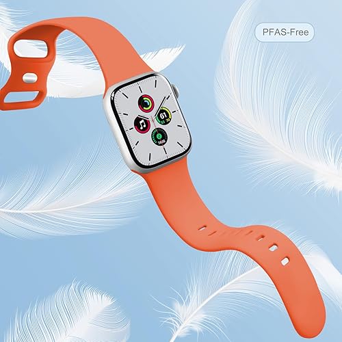 Miniatura 2 de Correas deportivas compatibles con Apple Watch de 38mm 40mm 41mm 42mm 44mm 45mm 46mm 49mm, pmujer y hombre, correa de silicona suave para iWatch