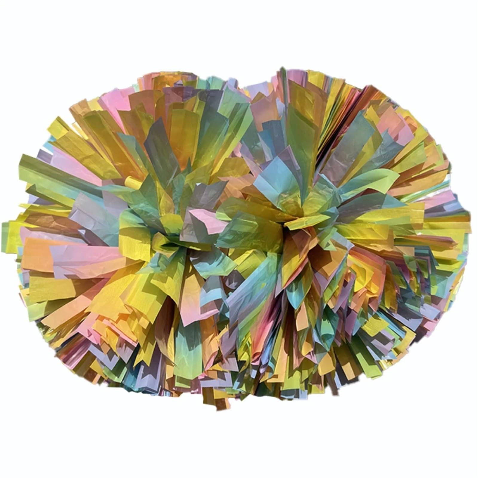 ZWCSHUU Cheerleader Pom Poms 1pc 32cm Dazzling Cheering Pompoms Sports Game Pom Poms Cheerleading Flower Ball Vocal Concert Dance Party Decorator(Color5)