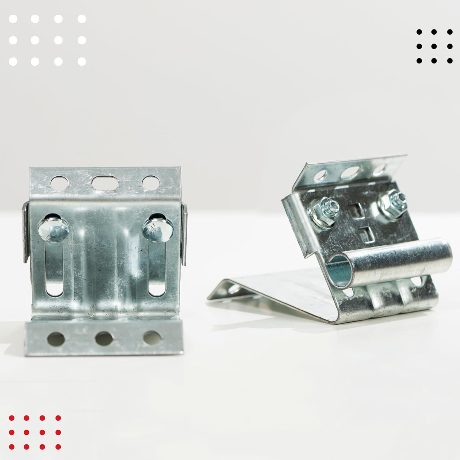 Garage Door Adjustable Top Bracket (2 Pack), Galvanized Steel Replace Bracket, Garage Door Parts
