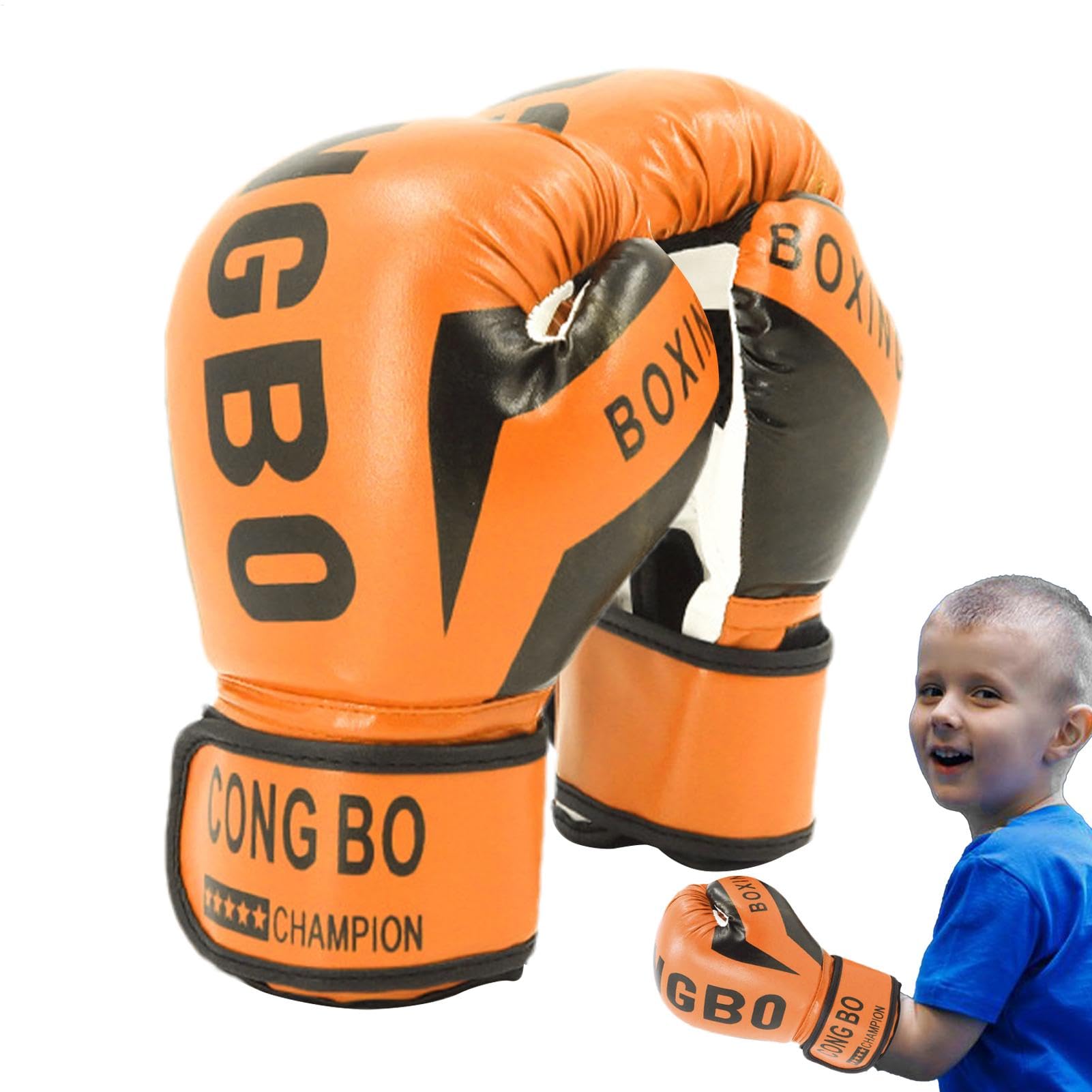 Kids Boxing Gloves for Training, Soft and Breathable Punching Gloves for Children, Comfortable Fight Mitts for Boxing, Kickboxing, Muay Thai, Adjustable for Young Athletes