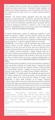 Miniatura 7 de GREAT CLIPS Solutions - Champú violeta, 10 onzas, champú tonificante que mejora el color del cabello, funciona en cabello natural y tratado con