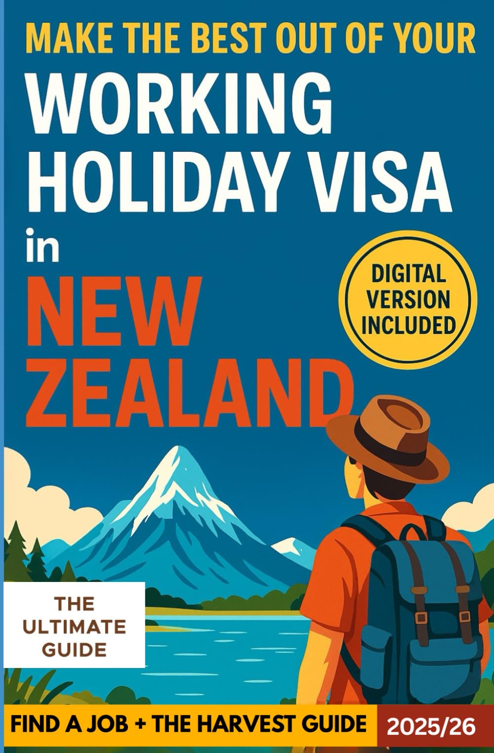 Make the best out of your Working Holiday Visa New Zealand: Land a job quickly, deal with all the paperwork (visa, accommodation, insurance, ... + The harvest guide for fruit-picking job