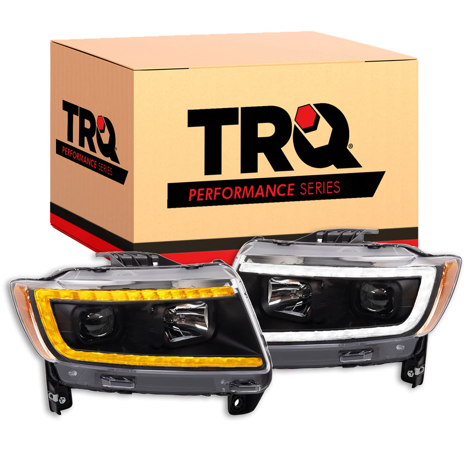 Amazon.com: TRQ Headlight Assembly Set Headlights Driver