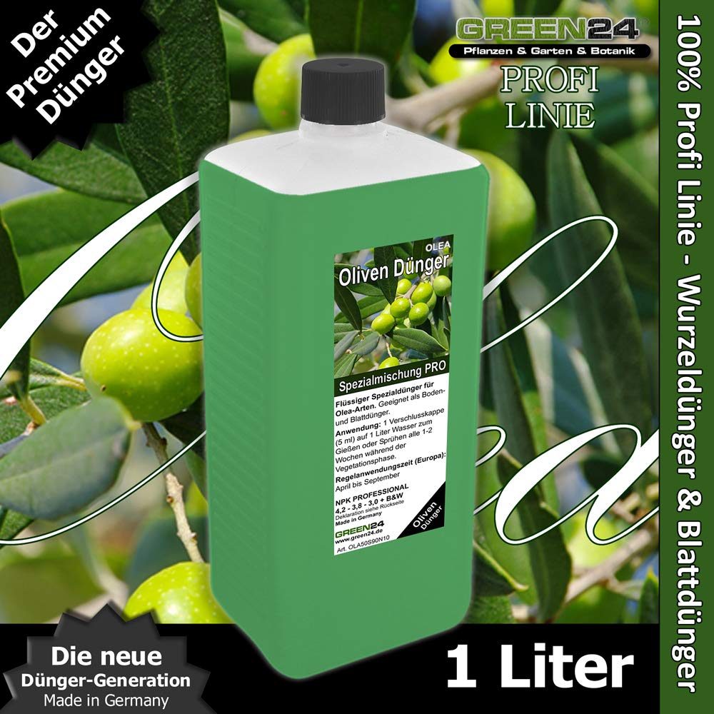 GREEN24 Nawóz do oliwek Olea XL 1 litr NPK, do roślin w grządkach i donicach
