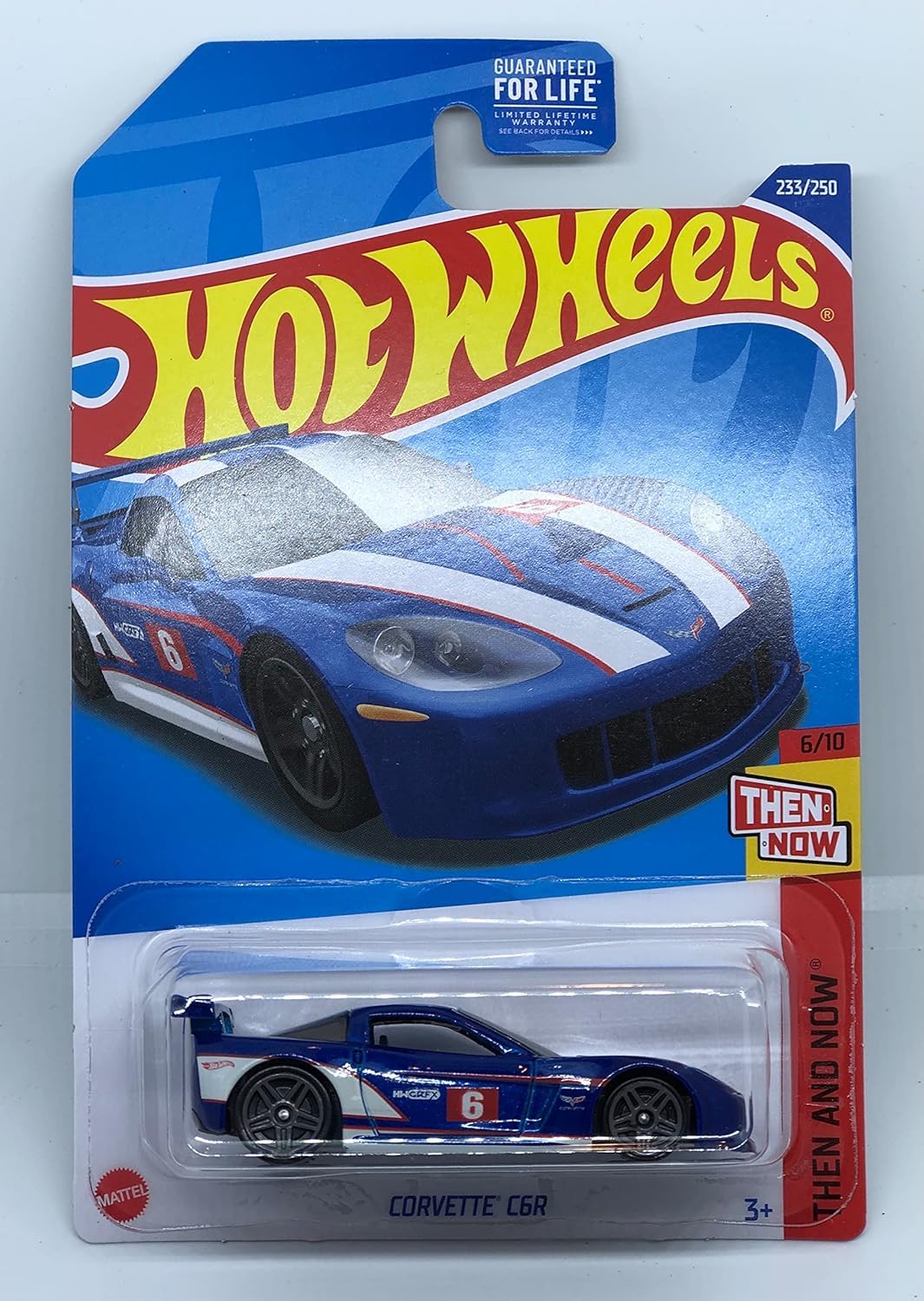 Amazon.com: Hot Wheels 2022 - Corvette C6R - Blue - Then and Now 6
