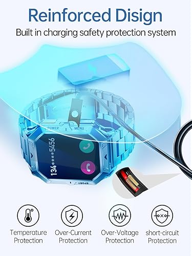 Miniatura 4 de Cable de carga para relojes inteligentes militares LIGE, cable de carga flexible USB magnético, accesorios para relojes inteligentes militares LIGE,