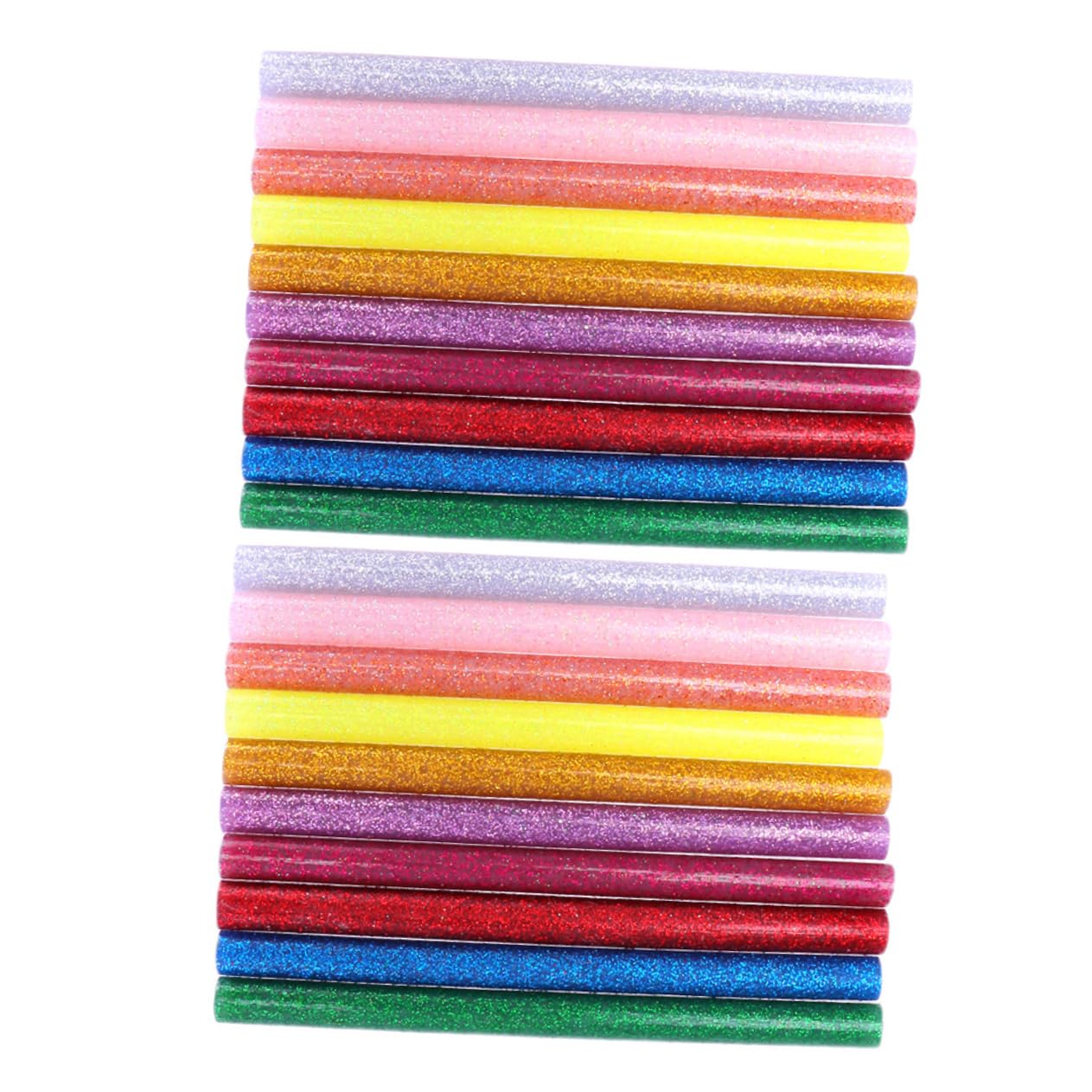 NUOBESTY 100stücke Glänzende Heißklebesticks für Basteln Reparieren Dekorieren Montieren und Befestigen im Haushalt Schnelltrocknend Zufällige Farbe