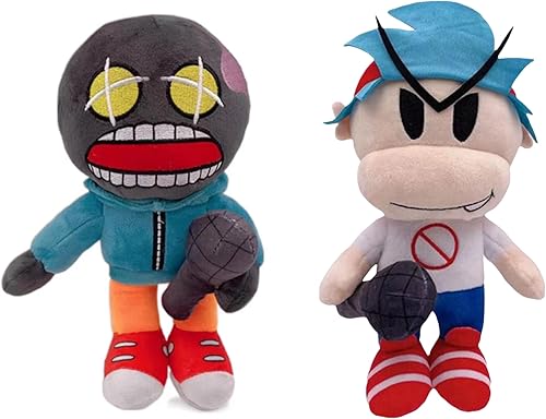 Miniatura 4 de Friday Night Funkin - Lindo juguete de peluche FNF para niños, juguetes de Henry Stickman, figuras de Stickman de 10 pulgadas (Stickman)
