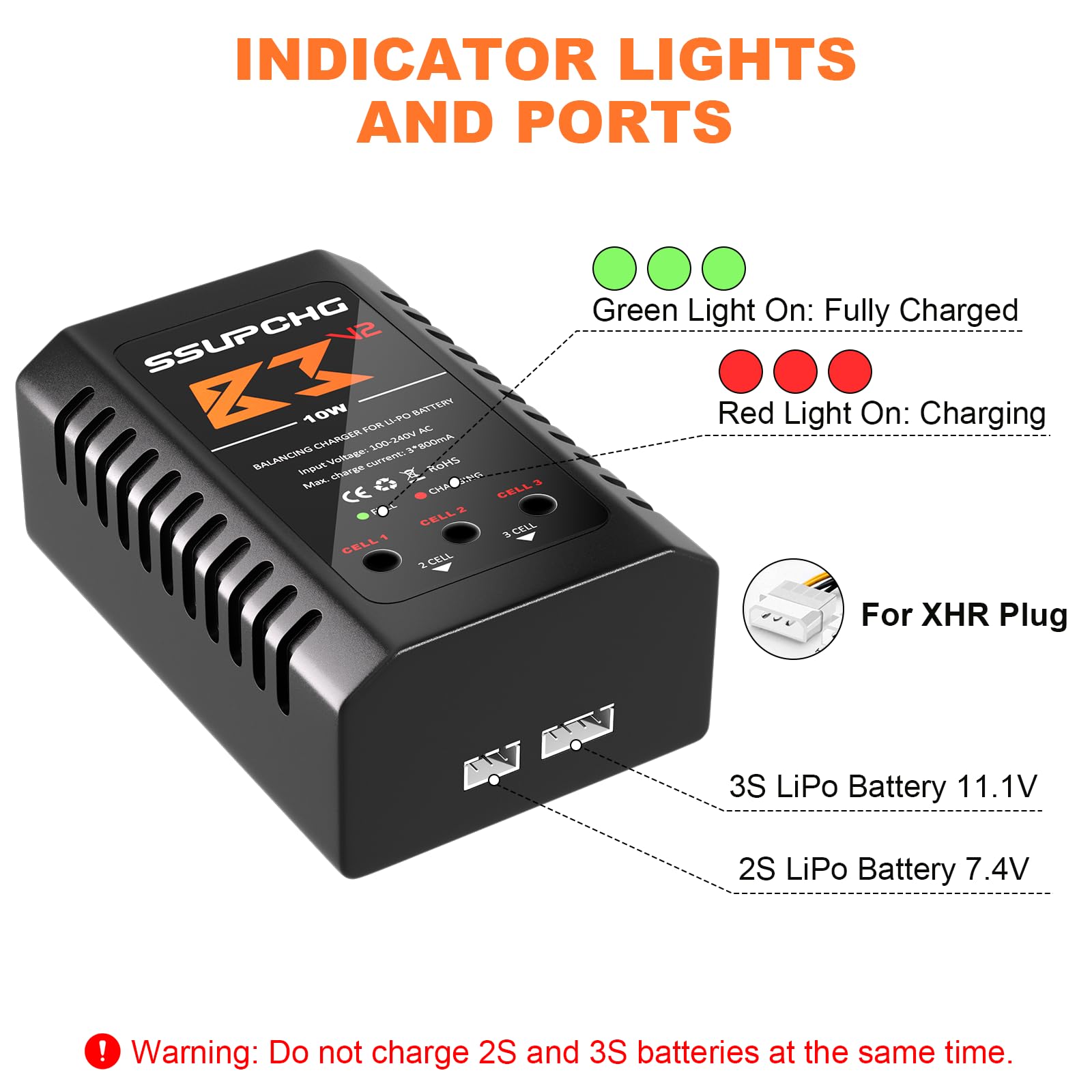 LiPo Batterieladegerät 2S-3S