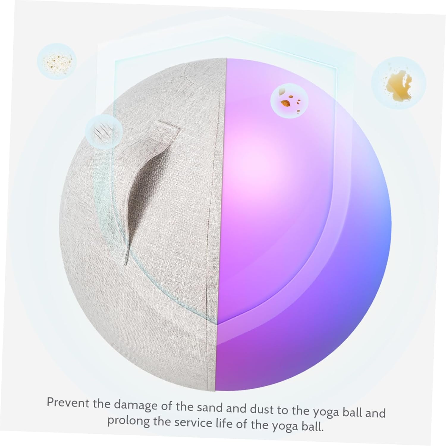 Yoga Ball Anti- Yoga Balls Yoga Balls Breathable Portable Yoga Balls Case Yoga Balance Ball Yoga Balls