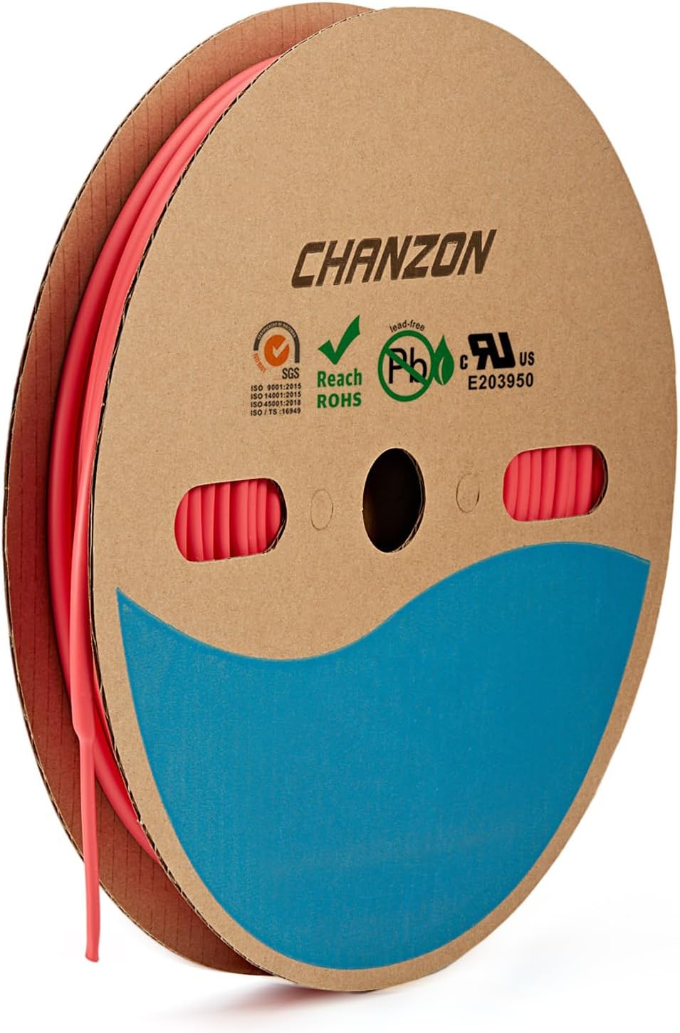 Chanzon 1/2 inch (12.7mm) Waterproof Heat Shrink Tubing - 3:1 Ratio, Black Marine Grade, Dual Wall Adhesive, 80Ft Roll 1pcs