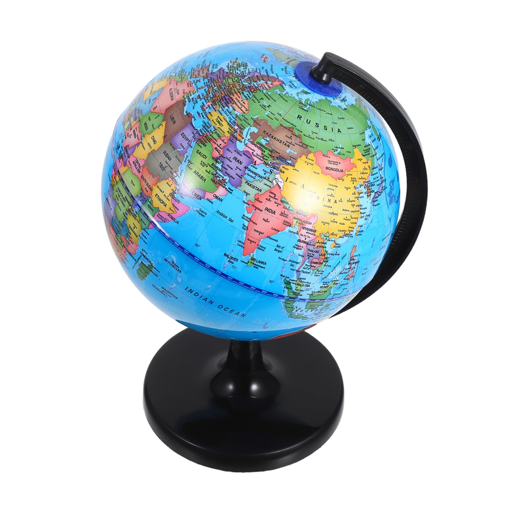 Housoutil Mappamondo Educativo Interattivo con Base Stabile in Plastica per Ragazzo Ragazza Mappa Geografica Mondiale per L'apprendimento a Casa in Ambienti Educativi
