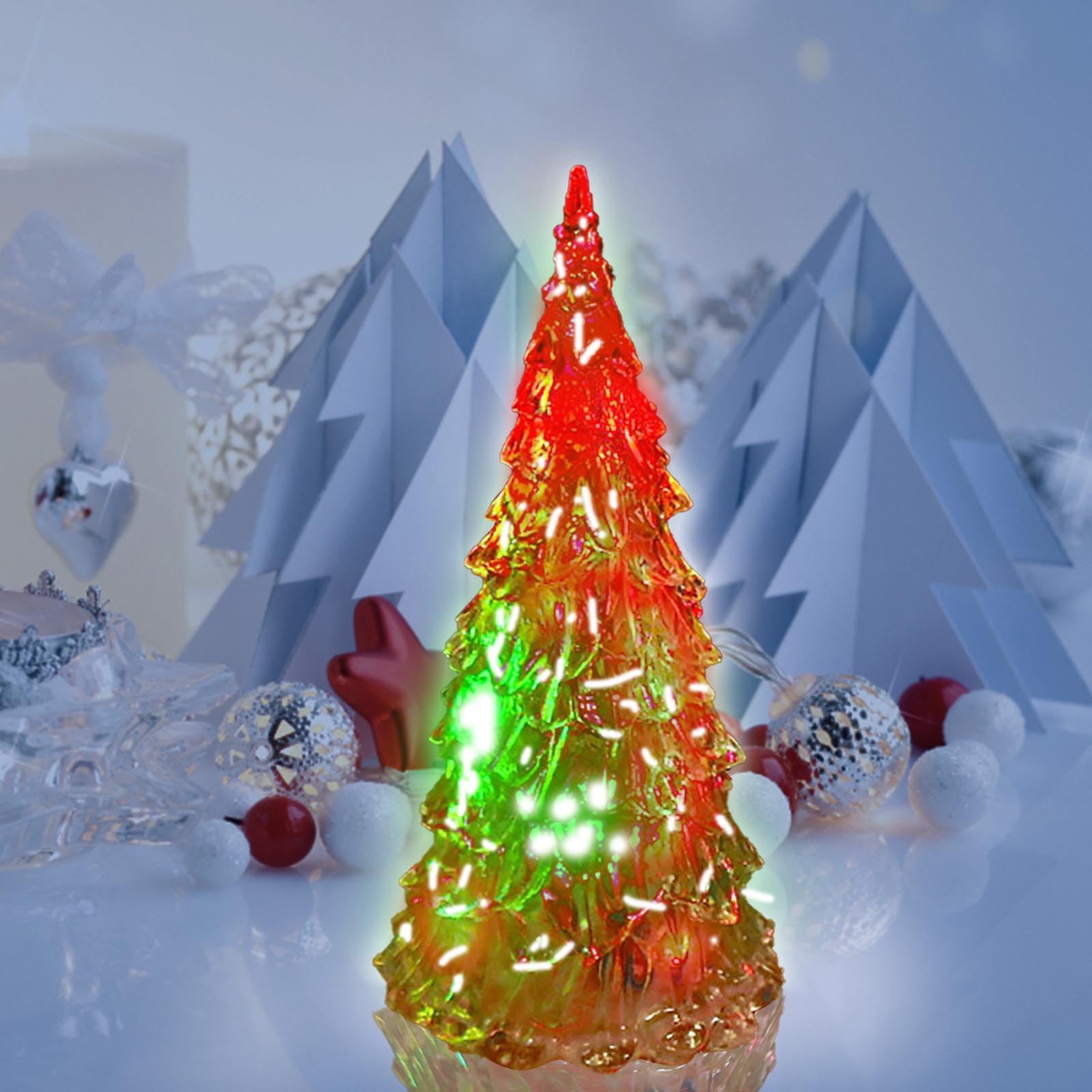 Amazon.co.jp: クリスマスツリーライト、クリスマスツリーカラフルLED