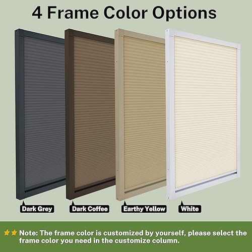 Miniatura 4 de MiLin Persianas celulares sin cordones para ventanas de techo, planos, diseño actualizado, muy fácil de instalar (filtro de luz, negro)