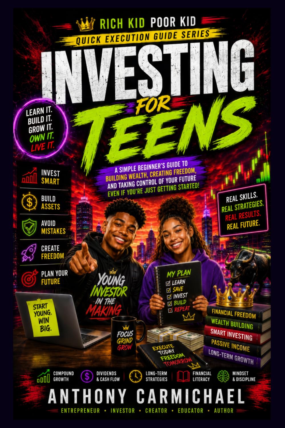 Investing for Teens: How to Start Investing Early, Build Wealth, Understand Stocks, ETFs, Dividends & Compound Growth Rich Kid Poor Kid Quick Execution Guide Series