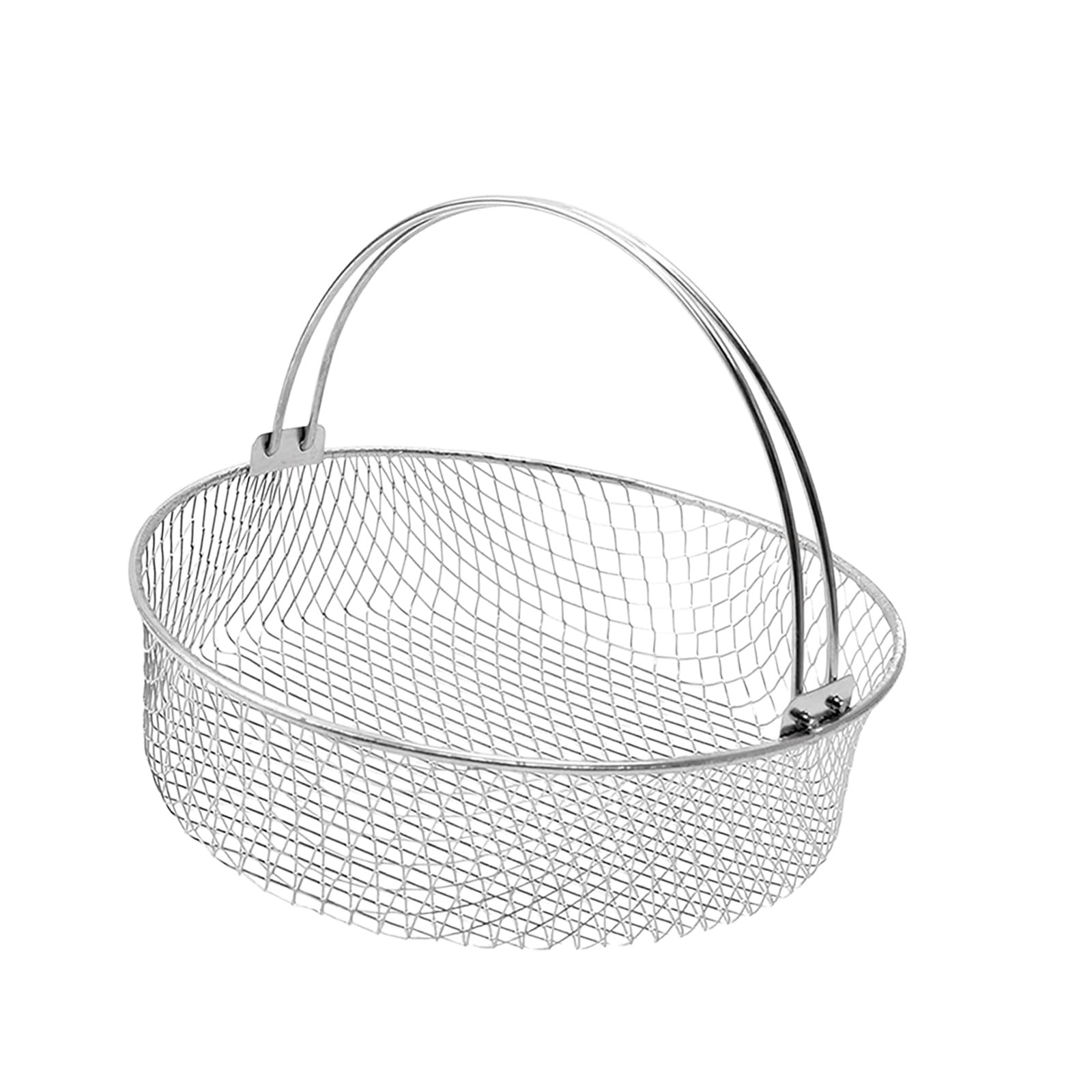 APGLSXY Space Saving Folding Stainless Steel Meshes Basket Stainless Steel Strainer Basket Great for High Temperature Cooking Rustless Fry