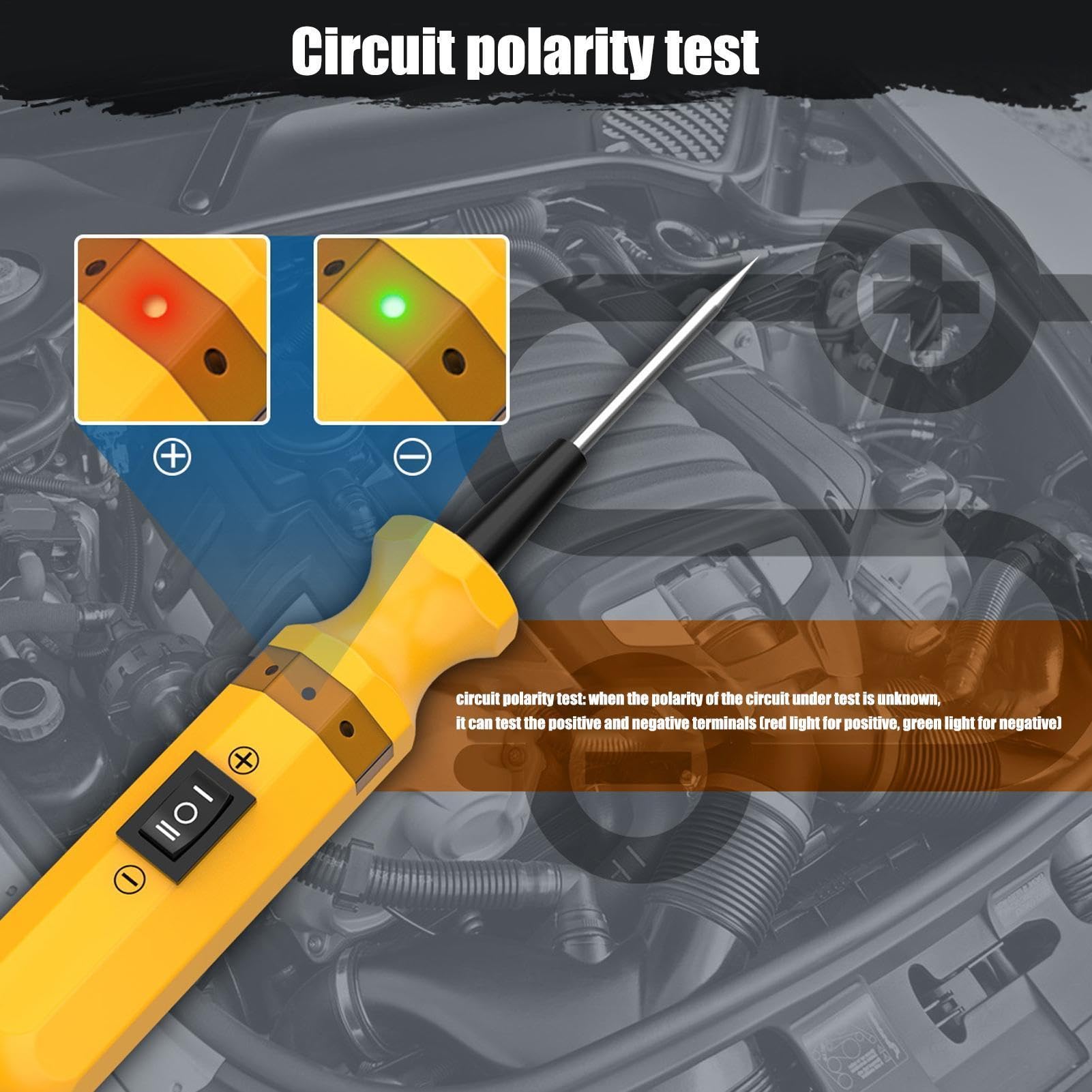 Tester Circuiti Automobilistici Precisione multifunzione uso intensivo | Strumento Di Tracciamento Fusibili Auto per Officine Riparazione Automobili Soccorso Camion e Veicoli