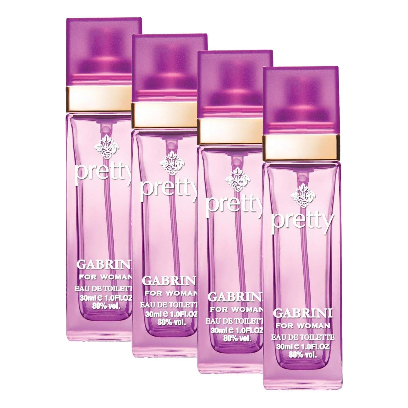 Gabrini Pretty Kadın Edt Parfüm, 30 Ml 3 1 Paket (1 x 1 Adet) (4 paketi)