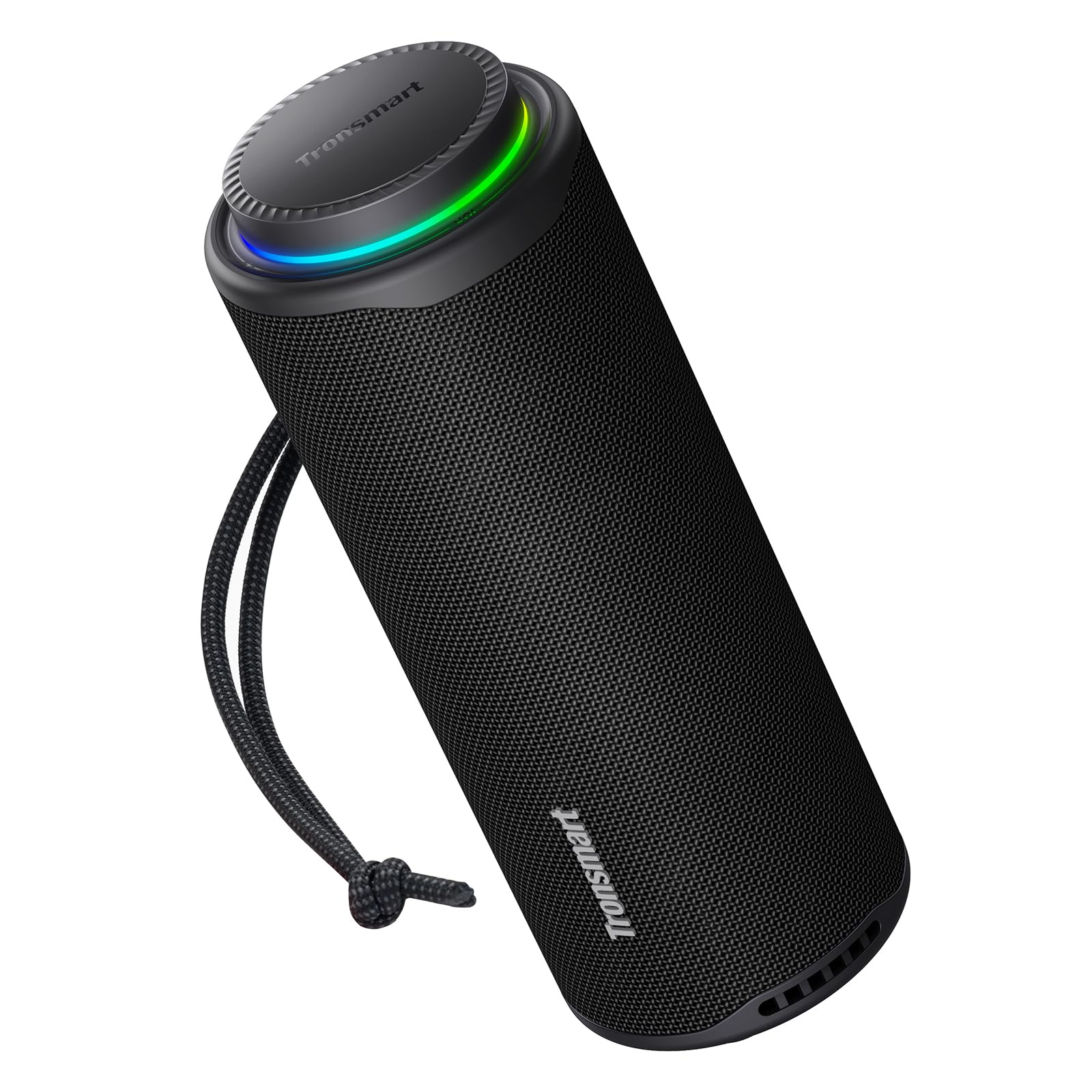 Tronsmart T8 Altoparlante Bluetooth portatile per esterni, suono più potente e nitido da 40 W, suono a 360°, audio a 2.1 canali, IPX7, personalizzate audio e luci, cordino portatile (grigio)