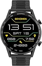 Sekonda Active Plus Smart Watch 45mm with Black Stainless Steel Strap 30226