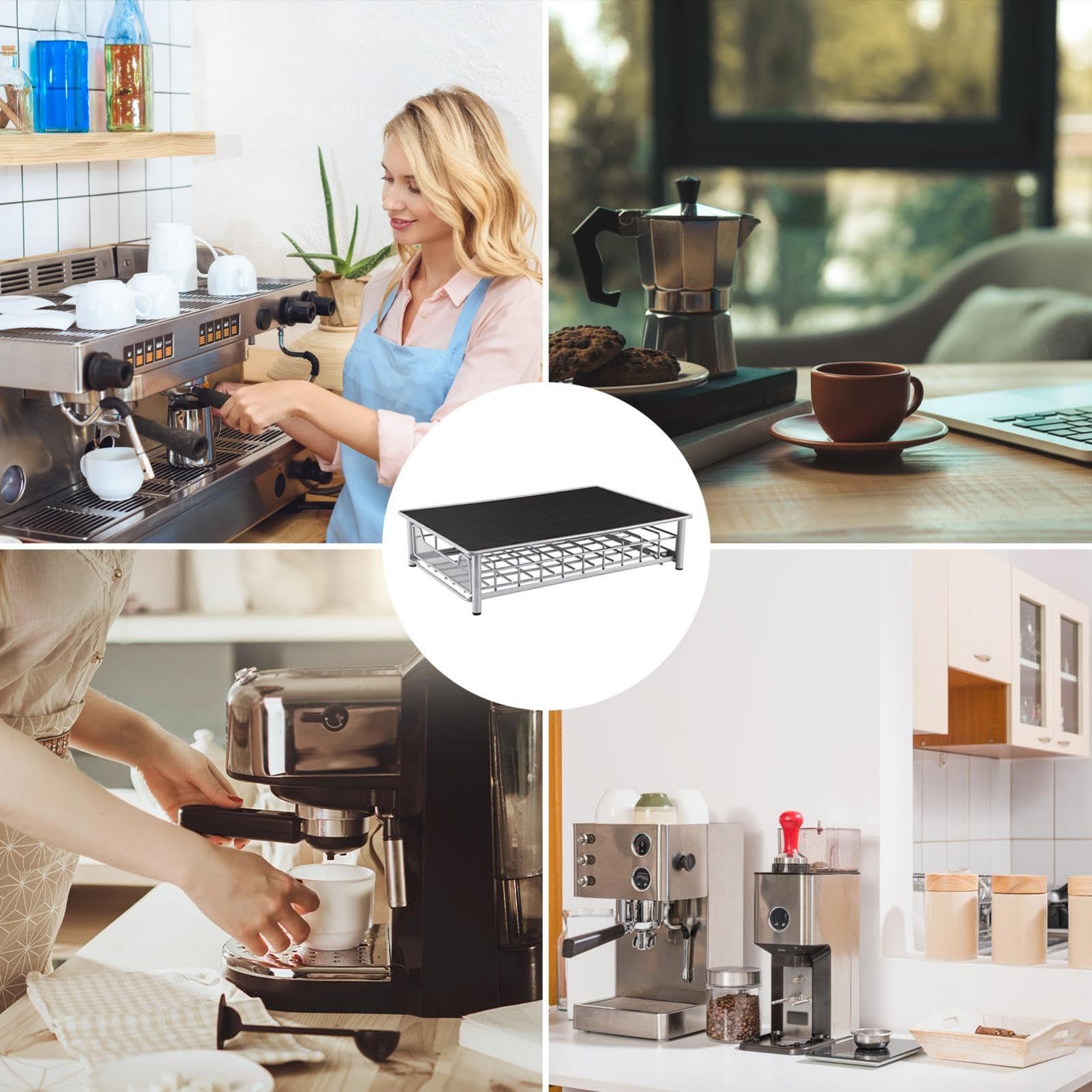 Cassetto portaoggetti per cialde di caffè, organizer per | cassetti per cialde di caffè, Portaoggetti per polvere di caffè in ferro da 60 slot, Cassetto antiurto per polvere di caffè