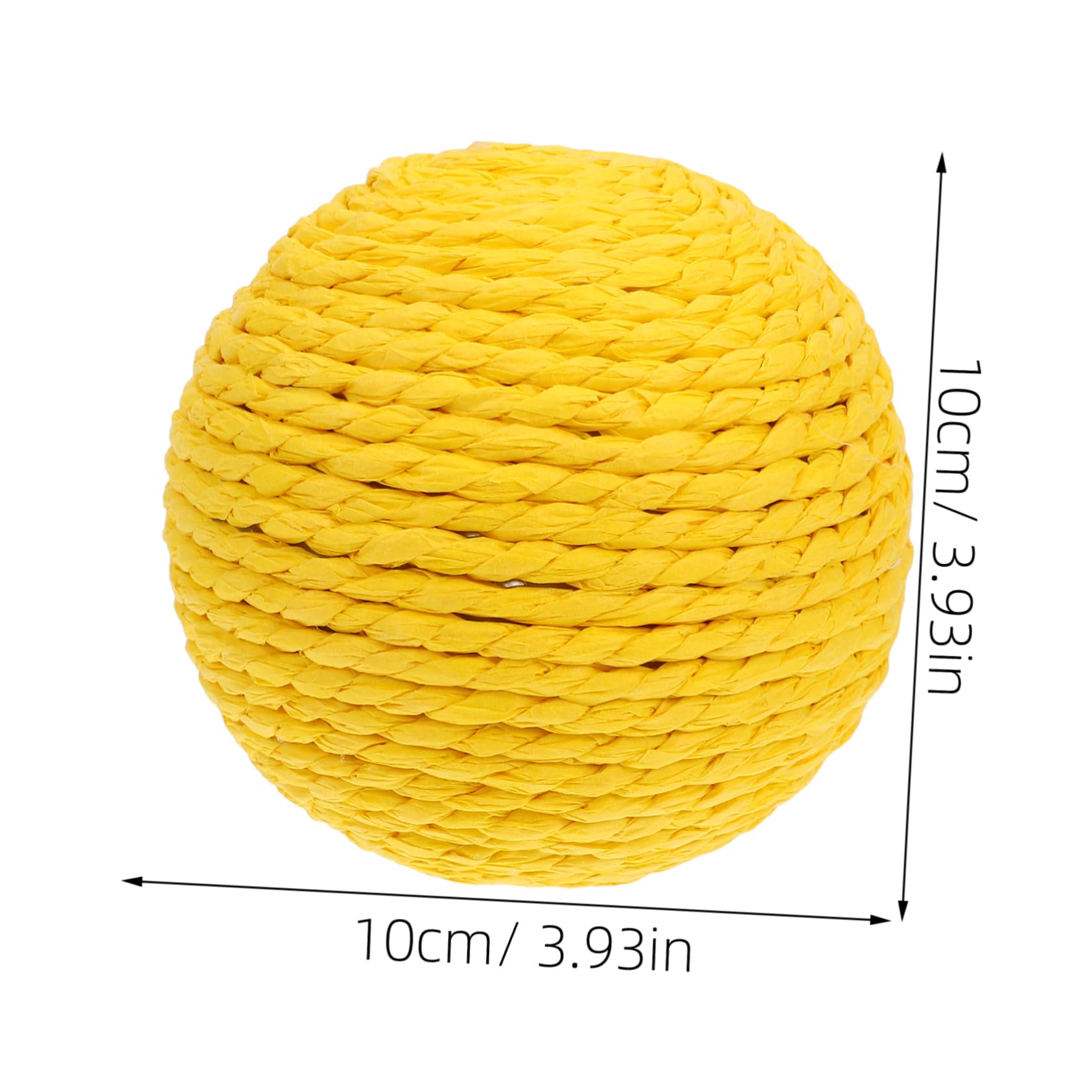 Toyvian Interactive Cat Ball Durable Chewing Scratching Ball for Indoor Cats Lightweight Portable Entertained for Pouncing Chasing Fun