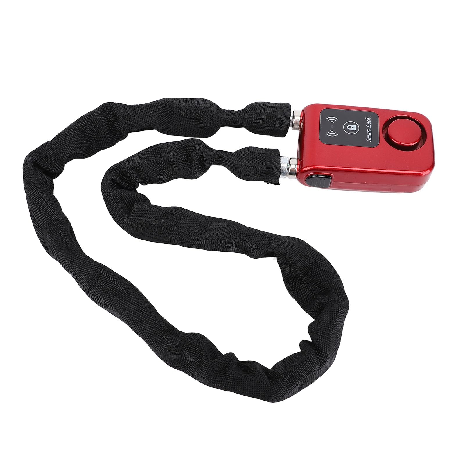 Lucchetto a Catena Bluetooth, Controllo Tramite App Antifurto Intelligente, per Bicicletta Scooter Moto Uso Esterno (rosso)