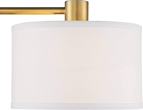 Miniatura 6 de 360 Lighting Colby - Lámpara de mesa moderna de 21 pulgadas con puertos de carga USB A+C y toma de corriente alterna en base de latón, pantalla de