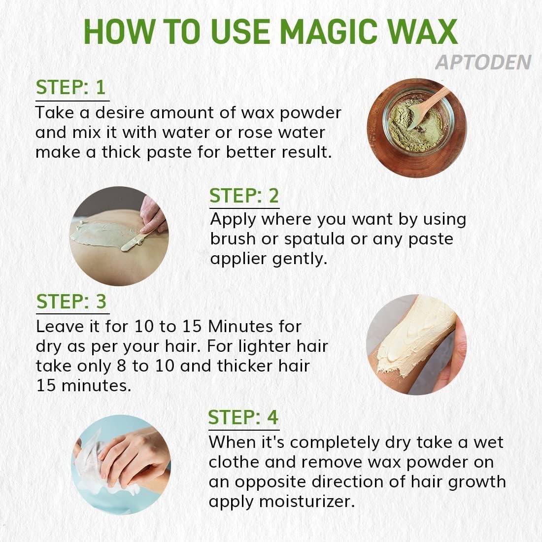Wax Powder for Hair Removal for Women Hair Removal Powder with Aloevera Painless Herbal Wax Powder Full Body Area For Hair Removal All Skin Types...