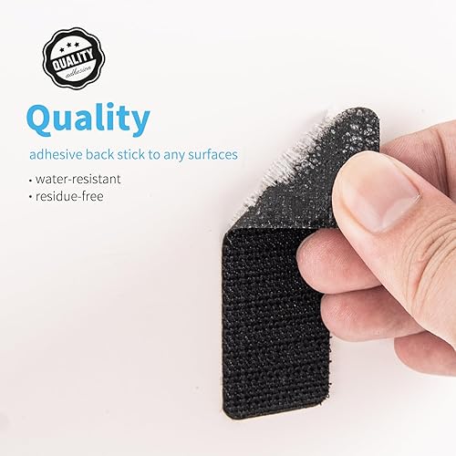 Miniatura 29 de Art3d - 40 juegos de puntos adhesivos de 1 x 1 pulgada, con parte trasera adhesiva, de doble cara, resistente (redondo)